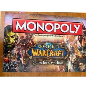 Monopoly World of Warcraft Collector's Edition Board Game 2012 Blizzard USAopoly